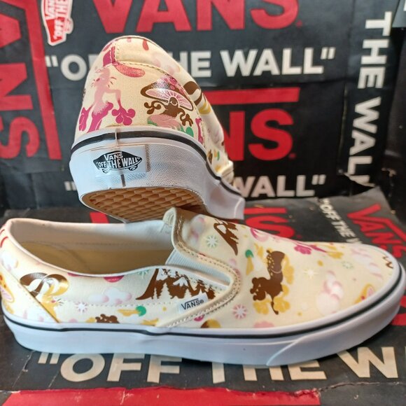 Vans Men's 11.5 Classic Slip On Get Outdoors Marshmallow White VN000BVZBPH - Picture 1 of 12